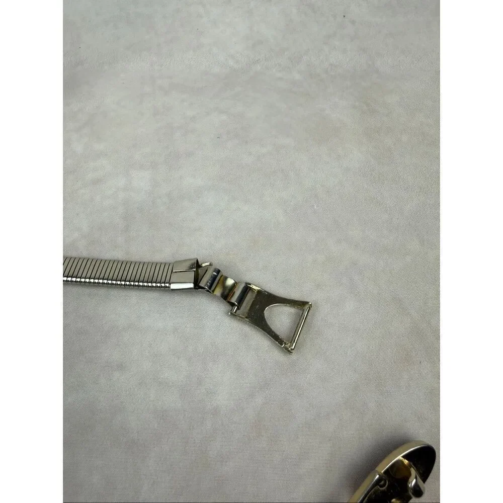 Vintage Gold and Silver Tone Stretch Belt 27-31” Waist